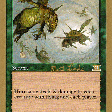 Hurricane (Matt Linde) (SB) [World Championship Decks 1999]
