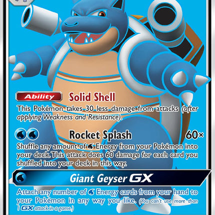 Blastoise GX (SM189) [Sun & Moon: Black Star Promos]
