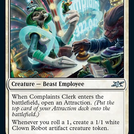 Complaints Clerk (Galaxy Foil) [Unfinity]