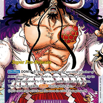 Kaido (003) [Super Pre-Release Starter Deck: Animal Kingdom Pirates]