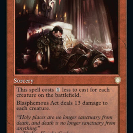 Blasphemous Act (Retro) [The Brothers' War Commander]