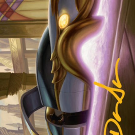 Mysterious Limousine Art Card (Gold-Stamped Signature) [Streets of New Capenna Art Series]