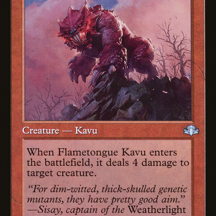 Flametongue Kavu (Retro) [Dominaria Remastered]