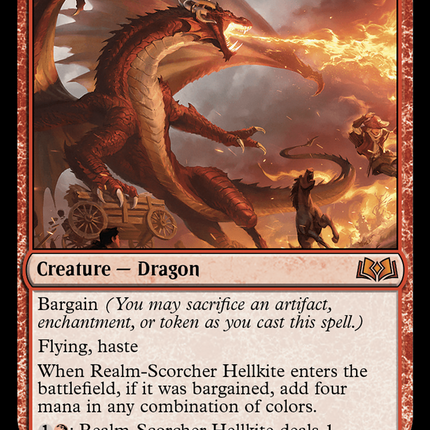 Realm-Scorcher Hellkite [Wilds of Eldraine]