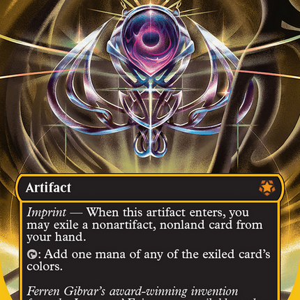 Chrome Mox (Borderless) (First-Place Foil) [Aetherdrift Special Guests]