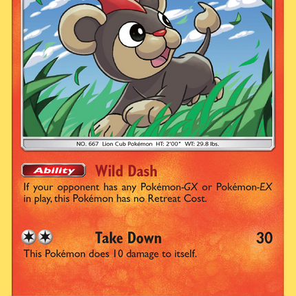 Litleo (50/214) [Sun & Moon: Lost Thunder]
