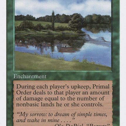 Primal Order [Fifth Edition]