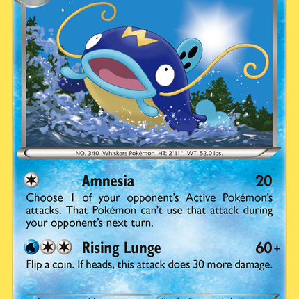 Whiscash (40/160) [XY: Primal Clash]