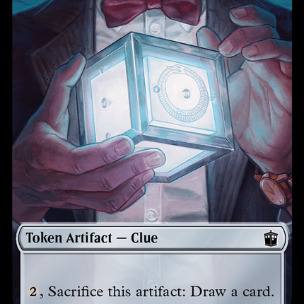 Human (0006) // Clue (0022) Double-Sided Token [Doctor Who Tokens]
