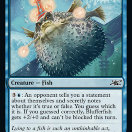 Blufferfish (Galaxy Foil) [Unfinity]