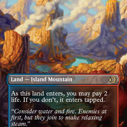 Steam Vents (Borderless) [Lorwyn Eclipsed]