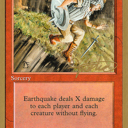 Earthquake (Mark Justice) [Pro Tour Collector Set]
