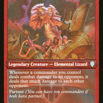 Kediss, Emberclaw Familiar (Etched) [Commander Legends]
