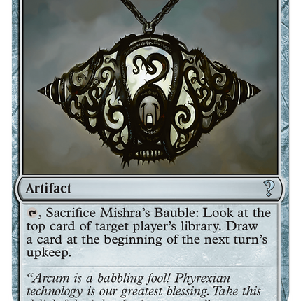 Mishra's Bauble (White Border) [Mystery Booster 2]
