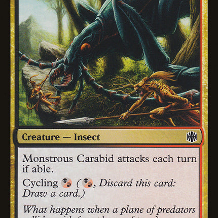 Monstrous Carabid [Alara Reborn]