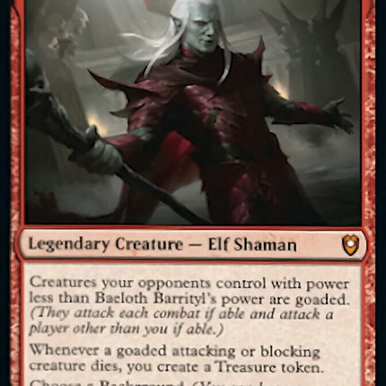 Baeloth Barrityl, Entertainer [Commander Legends: Battle for Baldur's Gate]