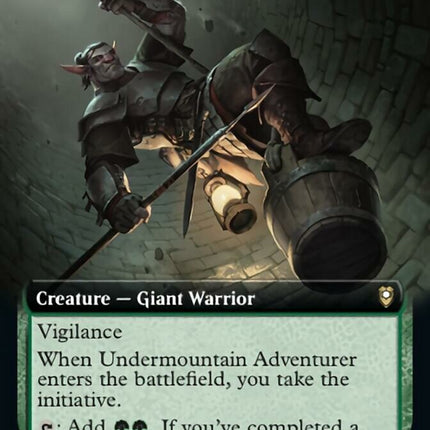 Undermountain Adventurer (Extended Art) [Commander Legends: Battle for Baldur's Gate]