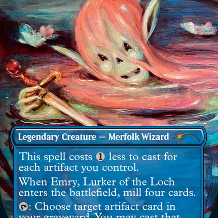 Emry, Lurker of the Loch (Borderless) [Secret Lair Countdown Kit]