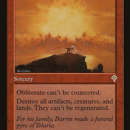 Obliterate [The List]