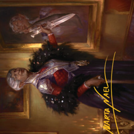 Evelyn, the Covetous Art Card (Gold-Stamped Signature) [Streets of New Capenna Art Series]