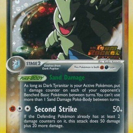 Dark Tyranitar (20/109) (Stamped) [EX: Team Rocket Returns]