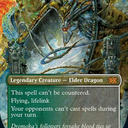Dragonlord Dromoka (Borderless Alternate Art) [Double Masters 2022]