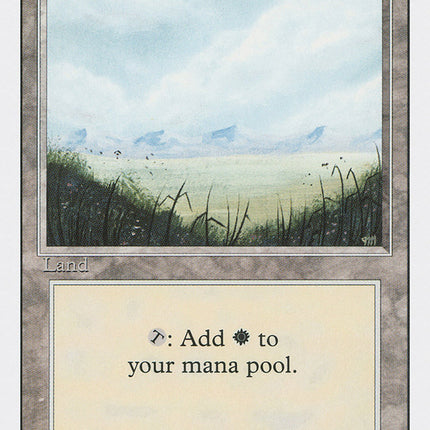 Plains (No Trees / Signature on Right) [Revised Edition]