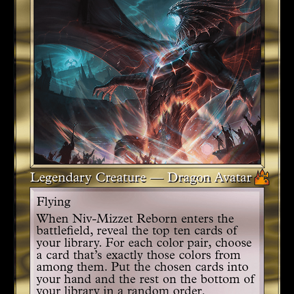 Niv-Mizzet Reborn (Retro Frame) [Ravnica Remastered]