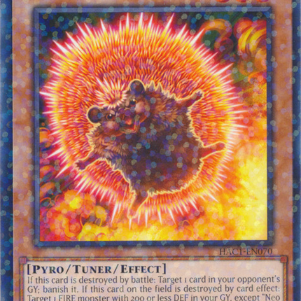 Neo Flamvell Hedgehog (Duel Terminal) [HAC1-EN070] Common