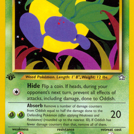 Oddish (68/111) [Neo Genesis 1st Edition]