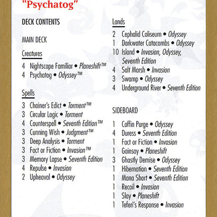 Carlos Romao Decklist [World Championship Decks 2002]