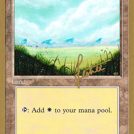 Plains (bl366) (Bertrand Lestree) [Pro Tour Collector Set]