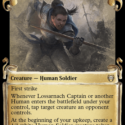 Lossarnach Captain [The Lord of the Rings: Tales of Middle-Earth Commander Showcase Scrolls]