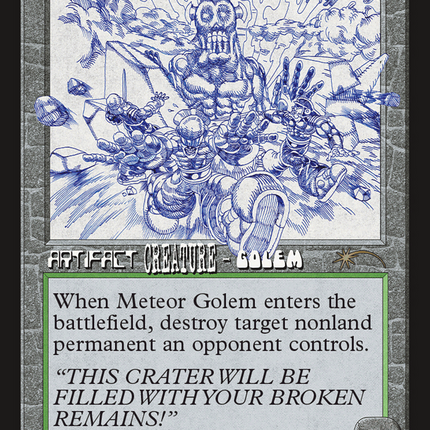 Meteor Golem (1660) [Secret Lair Drop Series]