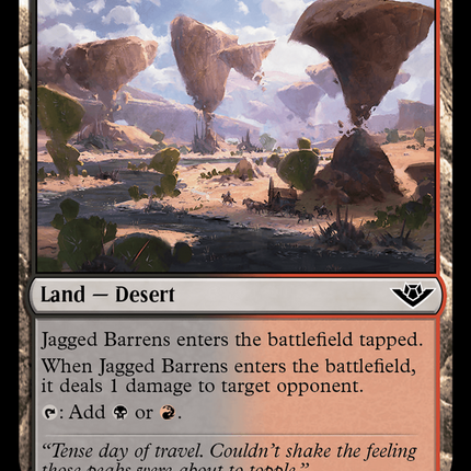 Jagged Barrens [Outlaws of Thunder Junction]