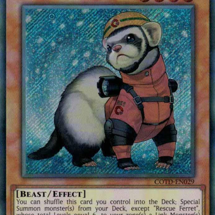 Rescue Ferret [COTD-EN029] Secret Rare
