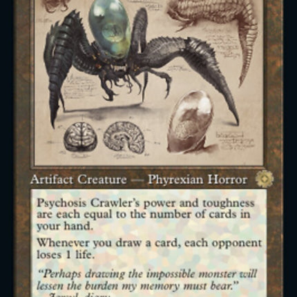 Psychosis Crawler (Retro Schematic) [The Brothers' War Retro Artifacts]