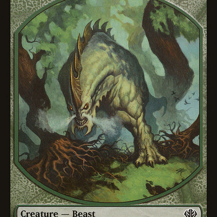 Beast Token (T2) [Duel Decks: Garruk vs. Liliana Tokens]