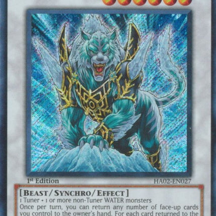 Dewloren, Tiger King of the Ice Barrier [HA02-EN027] Secret Rare