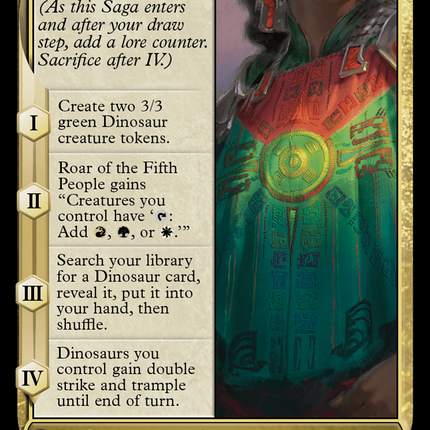 Huatli, Poet of Unity // Roar of the Fifth People [The Lost Caverns of Ixalan Prerelease Cards]