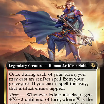 Edgar, Master Machinist (Extended Art) [FINAL FANTASY Commander]