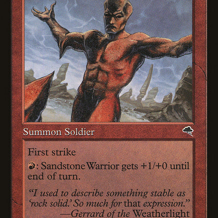 Sandstone Warrior [Tempest]