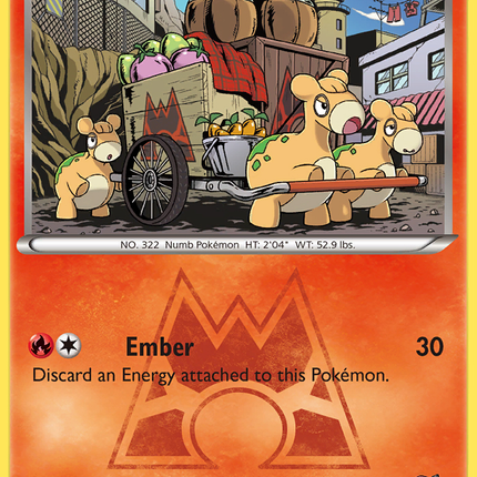 Team Magma's Numel (1/34) [XY: Double Crisis]
