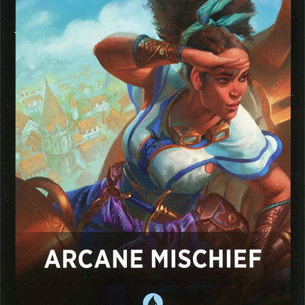 Arcane Mischief Theme Card [Dominaria United Tokens]