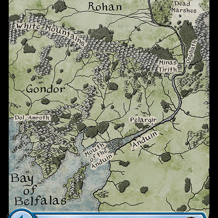 Island (0715) (Surge Foil) [The Lord of the Rings: Tales of Middle-Earth]