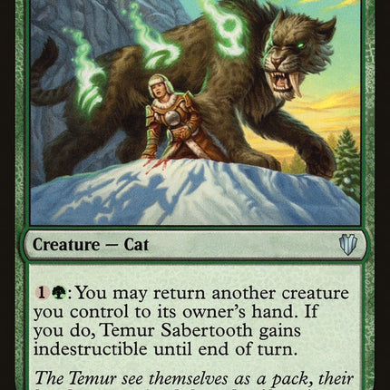 Temur Sabertooth [Commander 2017]