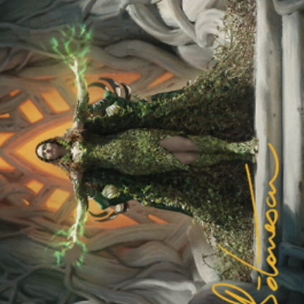 Titania, Voice of Gaea Art Card (Gold-Stamped Signature) [The Brothers' War Art Series]
