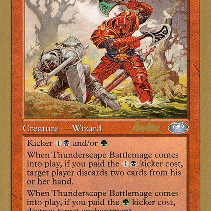 Thunderscape Battlemage (Brian Kibler) (SB) [World Championship Decks 2002]