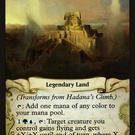 Hadana's Climb // Winged Temple of Orazca [Rivals of Ixalan Prerelease Promos]