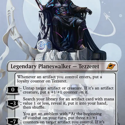 Tezzeret, Cruel Captain (Borderless) [Edge of Eternities]